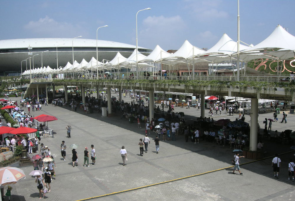 Pedestrian walkways fabrics