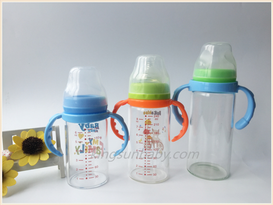 Designer Glass Baby Bottle