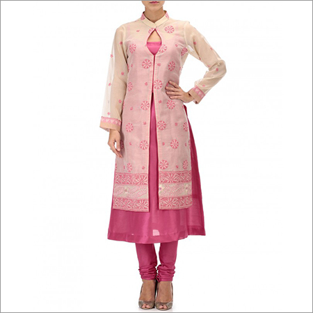Beize/Pink Traditional Long Suit