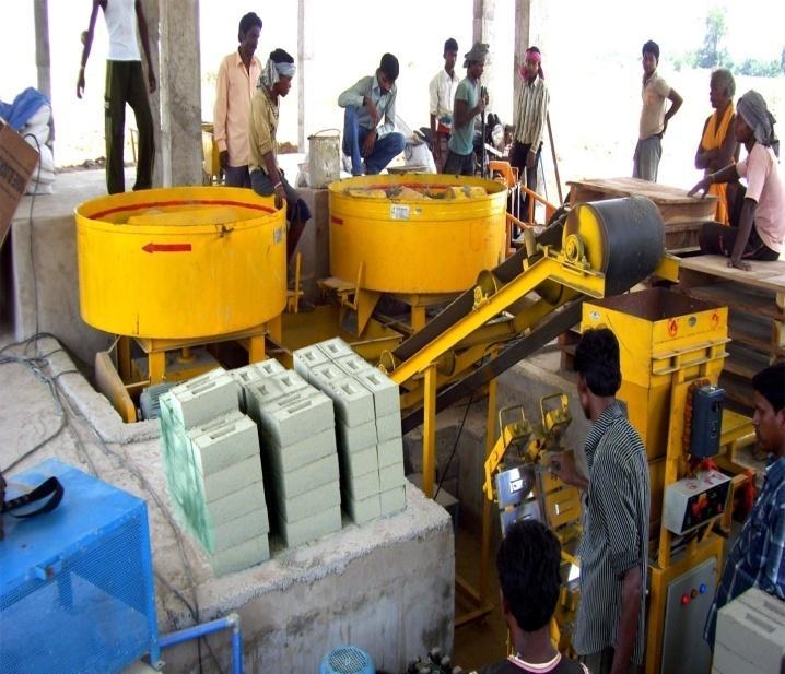 Fly Ash Machine with Mixer