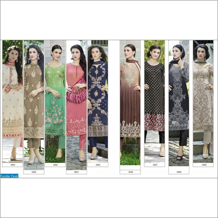 Fiona Rukhsar Fox Georgette Material