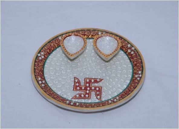 Marble Pooja Thali