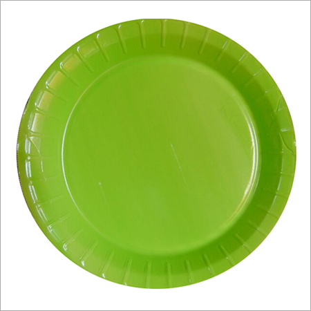 Green Thermocol Plate