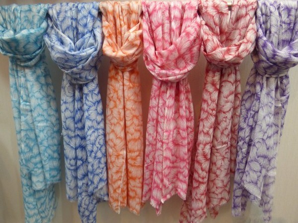 Cotton Geometric Design Stole 