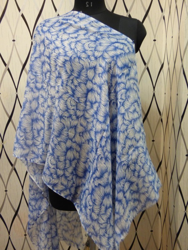 Cotton Geometric Design Stole 