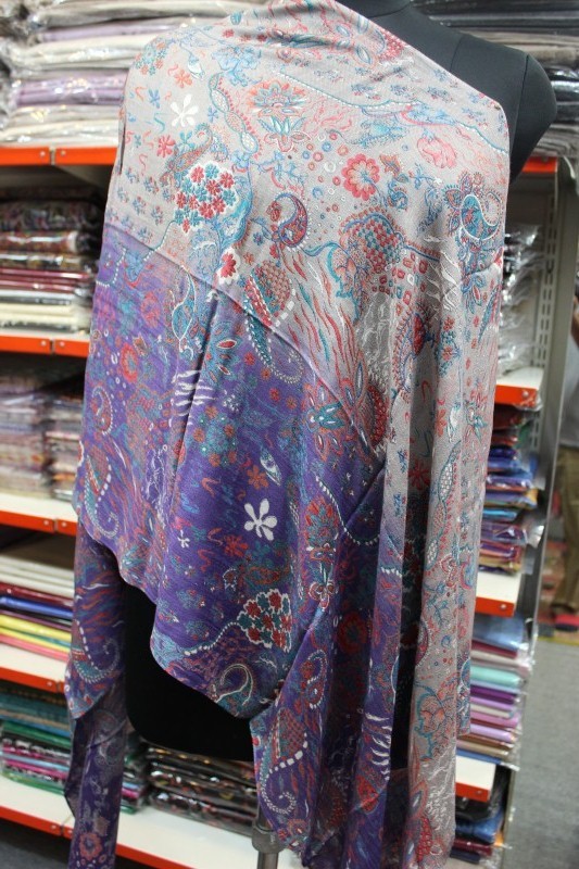 Printed cotton modal