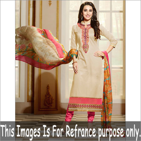 Exclusive Fancy Salwar Suits - Cotton Top & Bottom 2.5 Mtr, Chiffon Dupatta 2.25 Mtr | Patch Border Work, Elegant Design, Comfortable Fit