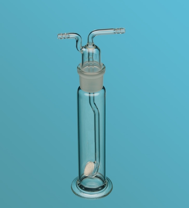 Gas Washing Bottles with Sintered Disc