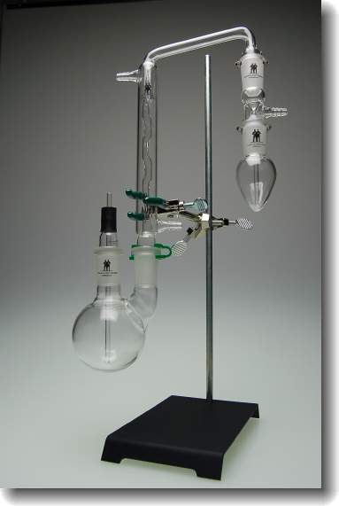 Sulphur Apparatus by Lamp Method