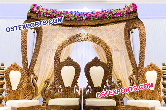Peacock Theme Wedding Mandap Stage Decor D S T Exports 212