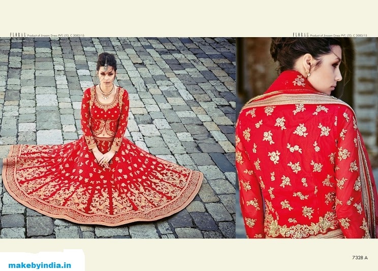 Jinaam Dresses Lehenga Saree At Wholesale Price