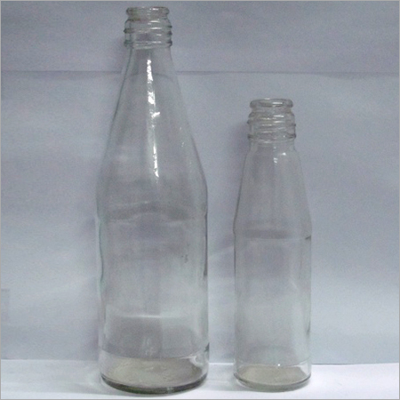 Empty Glass Ketchup Bottles