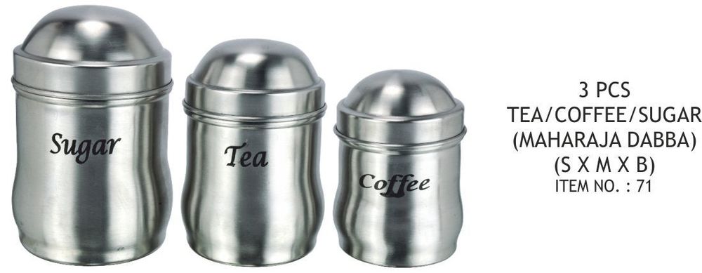 Tea / Coffee / Sugar Maharaja Dabba