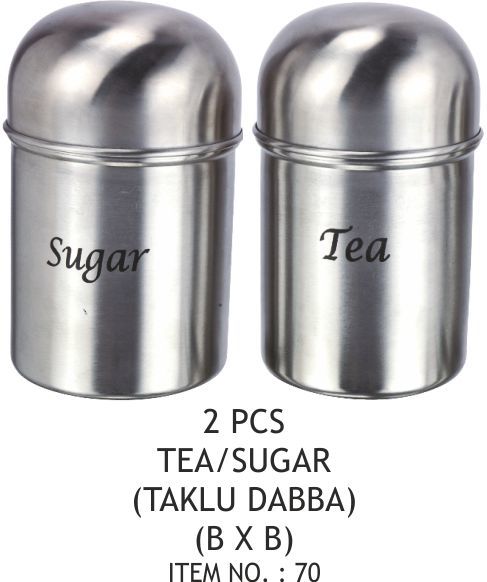 Tea / Suagr Takalu Dabba 2 Pcs