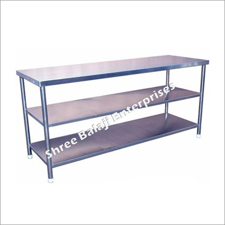 Work Table With Two Shelf