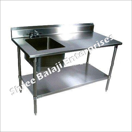 One Sink With Work Table