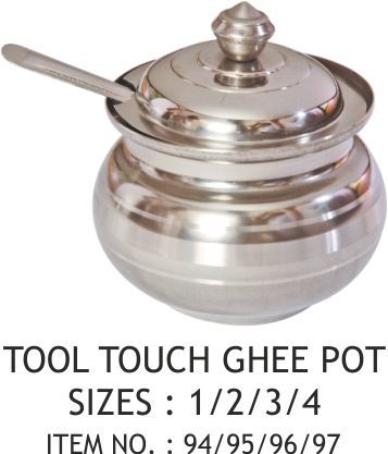 Stainless Steel Ghee Pot
