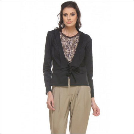 Blake-Black Relaxed Shrug