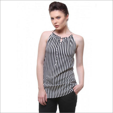 Elaina-B&W Relaxed Fit Camisole