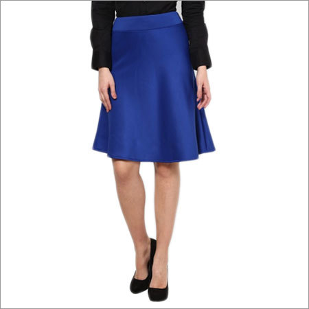 Odette - Royal Blue Relaxed Fit Skirt