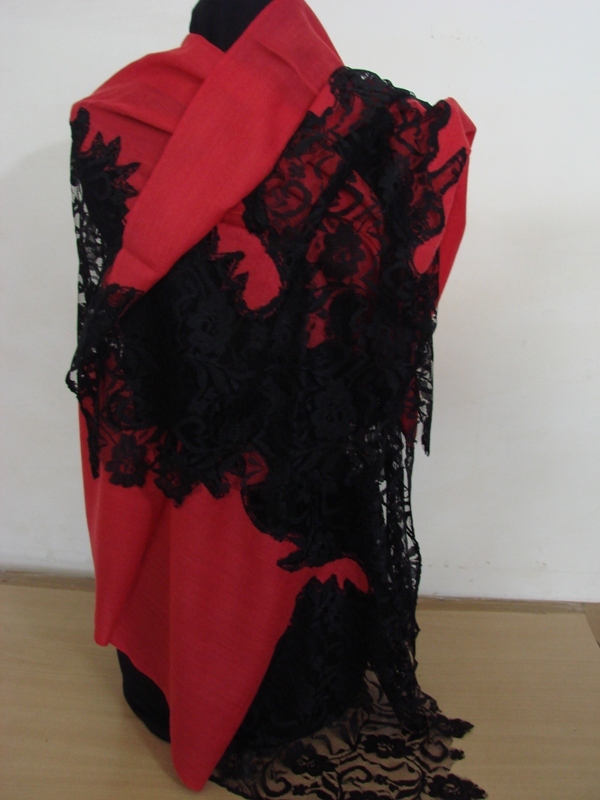 Silk French Lace Shawls
