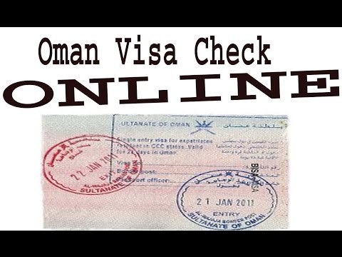 WORK PERMIT VISA FOR OMAN or Sultanate of Oman
