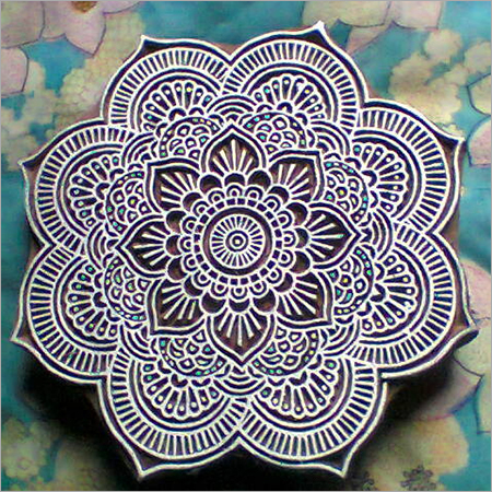 Wooden Chakra Printing Blocks for printing on fabric