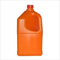 Rectangular 5 Litre Hdpe Can - Color: Orange