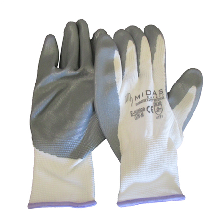 Nitrile Coated Hand Gloves