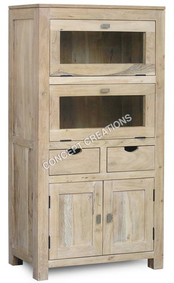 Wooden Glass Cabinet