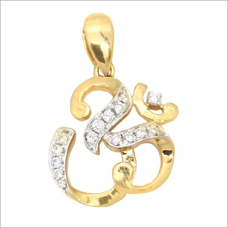 Om Diamond Pendant
