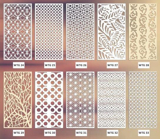 Wpc Decorative Grill Panels