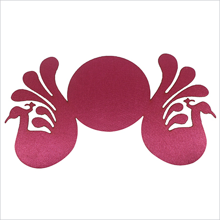 Mdf wood with pink cloth
