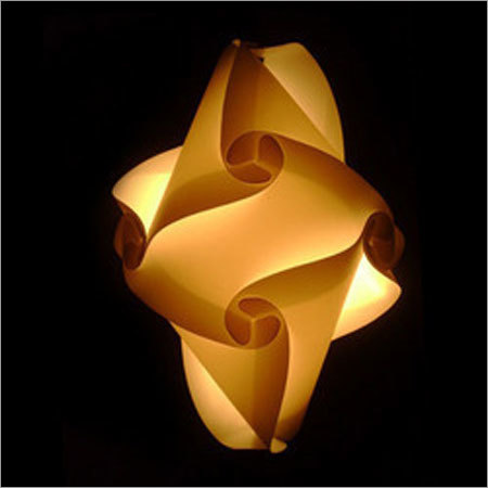 White Plastic Lamp Shade