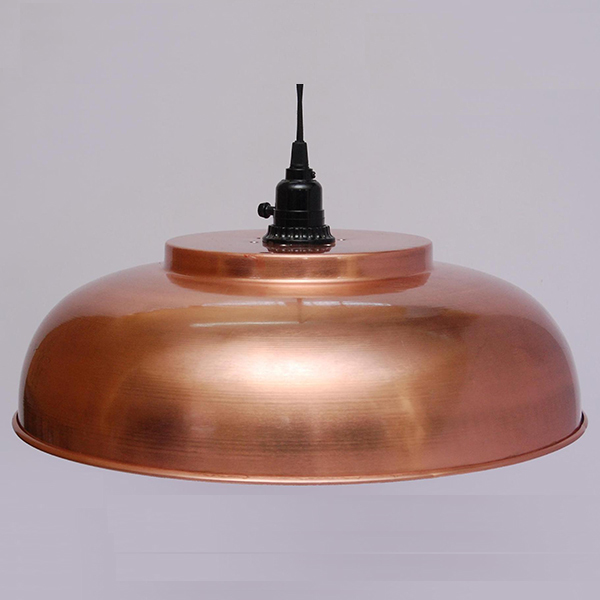 Iron Lamps Copper Plated
