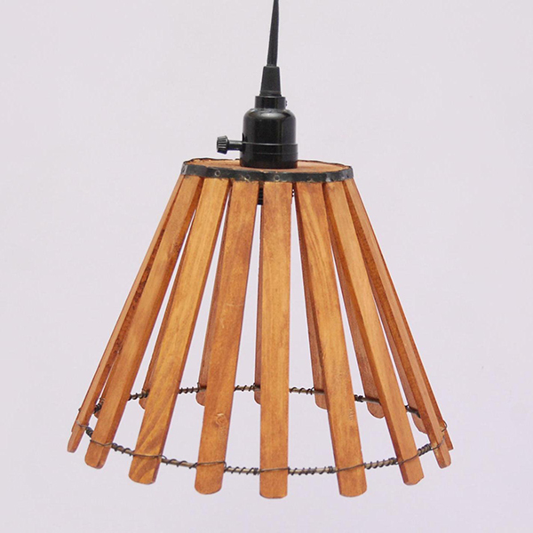 Wooden Pendant Lamp Light Source: Energy Saving