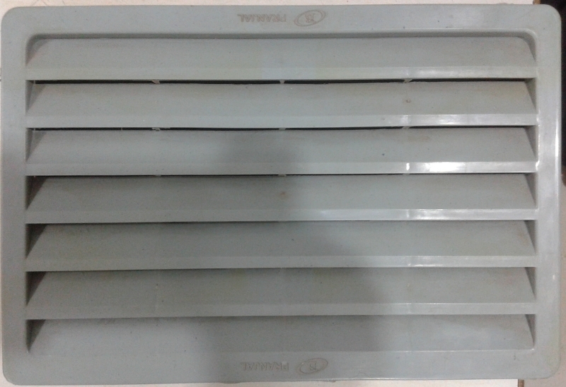 Plastic ventilation grilles