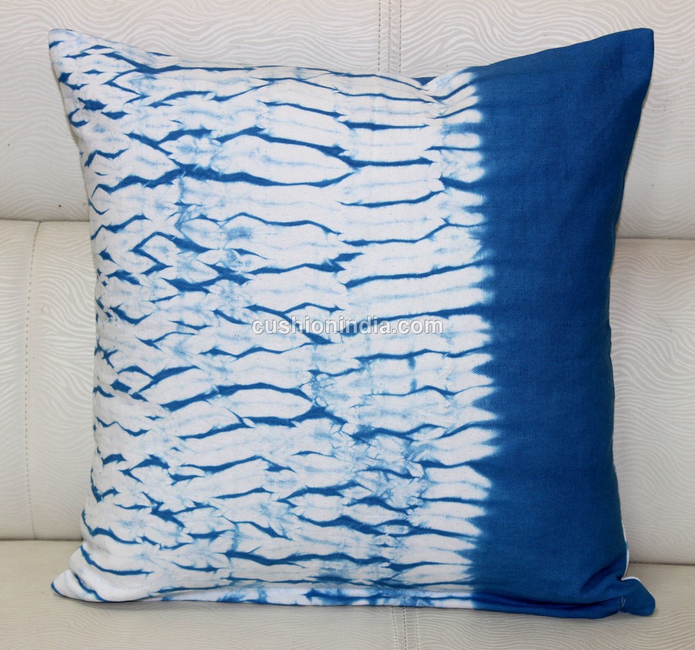Tye & Dye Printed Cotton Cushion Cover
