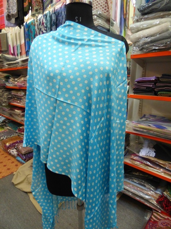 Cotton Polka Dot Design Stole
