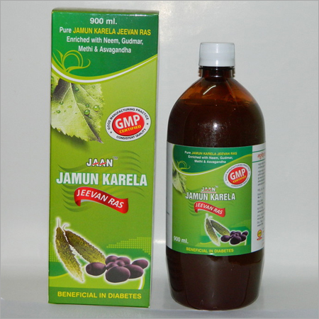Jamun Karela Jeevan Ras - Plastic Bottle, 450 & 900 ml, Natural Ingredients, Blood Sugar Control, Weight Management