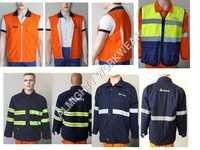 Security Jacket - Hi Visible Green Tape