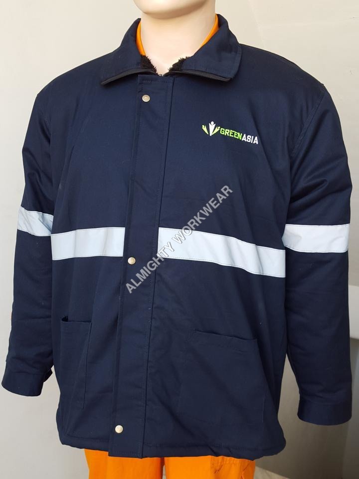 Security Jacket - Hi Visible silver Tape