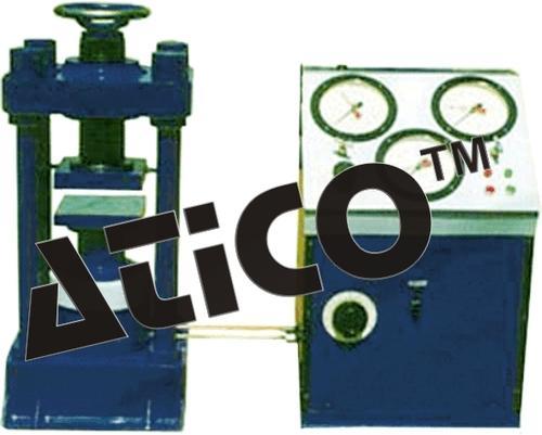Electrically Cum Hand Operated Pumping Unit - 100-150mm Platens, 1 HP Motor, Dual Operation | Adjustable Loading, Overload Protection, Oil Level Check, Durable Valves, Pressure Gauge, 230/415V