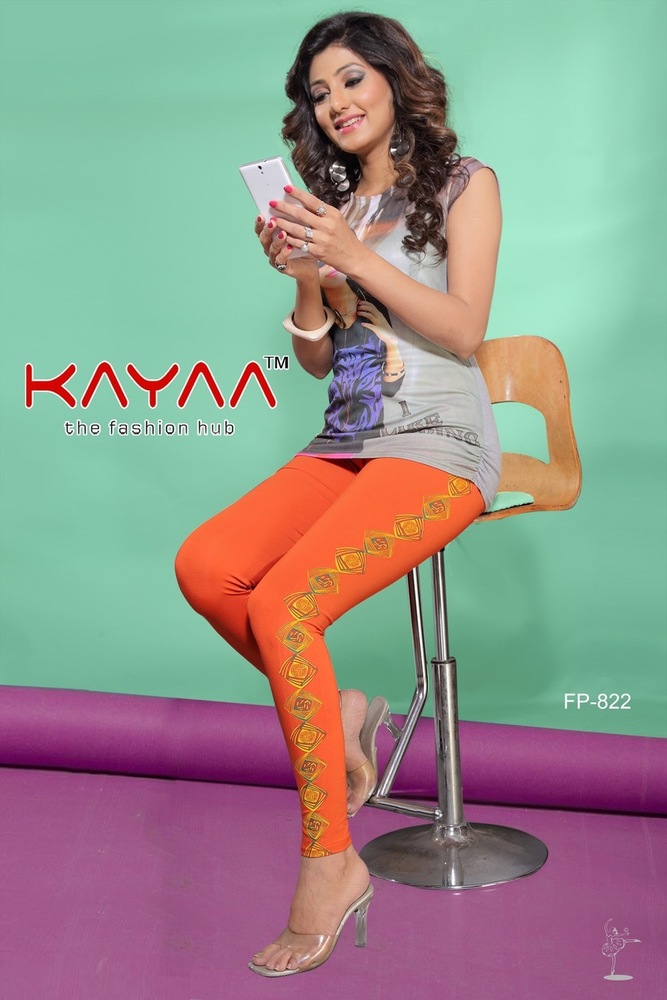 ORANGE COLOR WITH SIDE LINING LEGGING