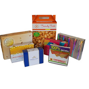 Glossy Lamination Printed Sweet Packaging Boxes