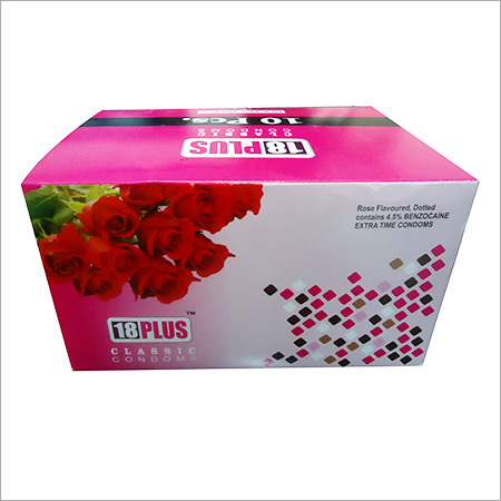 Multiple Rose Flavored Dotted Condoms