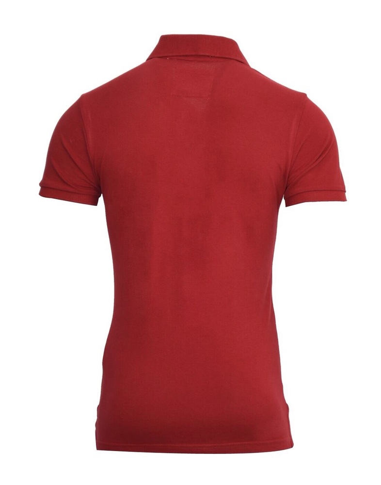 T-Shirts - Cotton, M-XXL, Red | Soft Fabric, Stylish Design, Comfortable Fit, Durable Material, Easy Care, Slim Fit, Collared Neck, Short Sleeve, 150 gsm