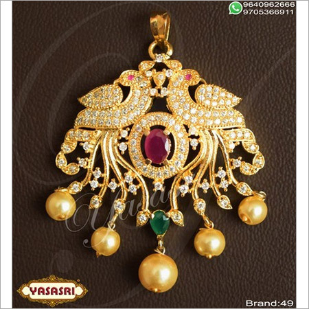 Cz Fancy Locket - Gold Plated, 2-5 Inch Size, Unisex & Women's Body Piercing Jewelry for Weddings, Engagements & Anniversaries