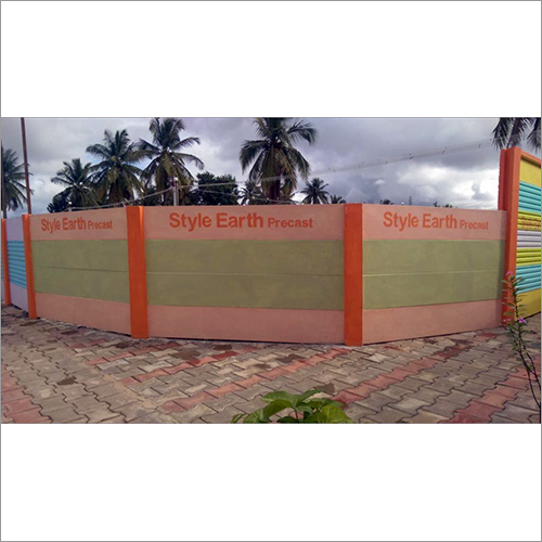45mm Plain & Plain Precast Concrete Wall