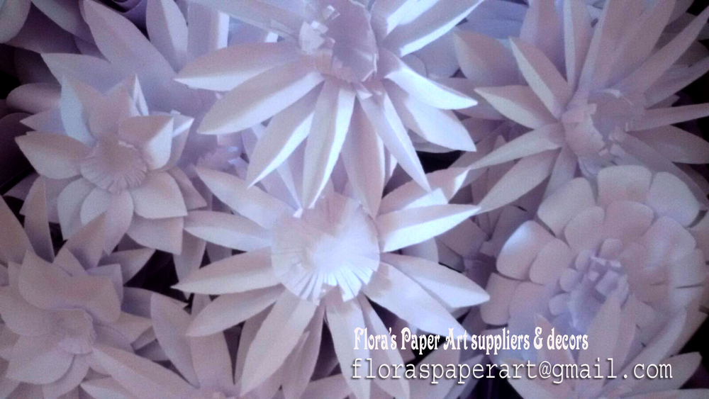 Artificial handmade paper flower